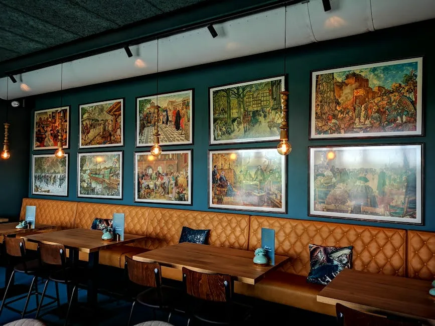 Terras in het Eetcafé