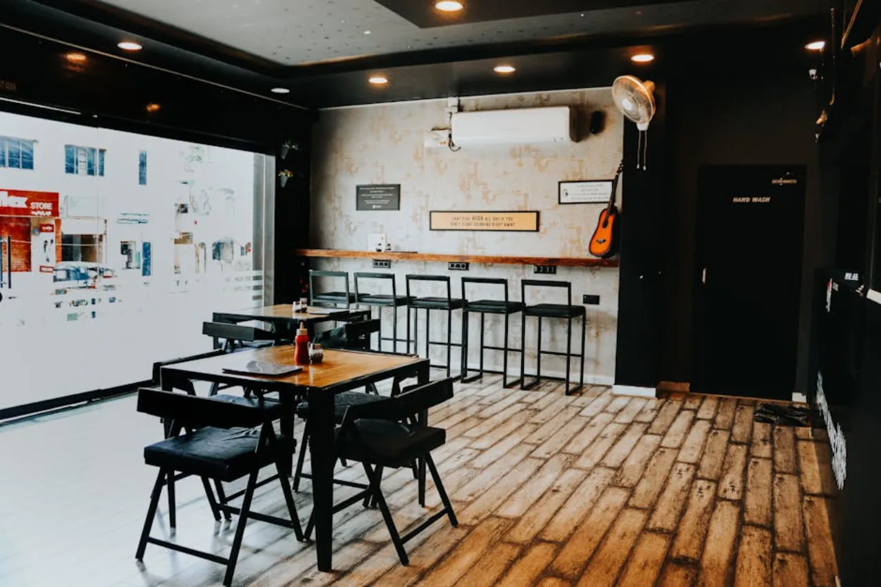Bistro Bleau op locatie