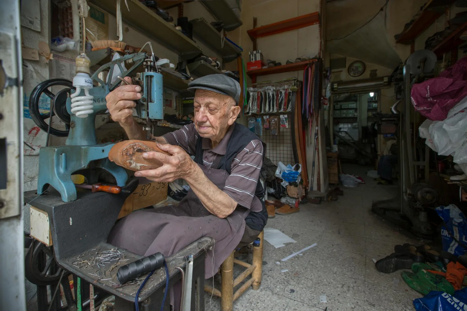 Schoenen oprekken